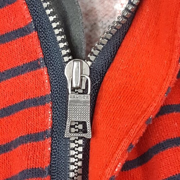 Stripped Nautica TurtleNeck Zipper Sweater - Picture 8 of 8